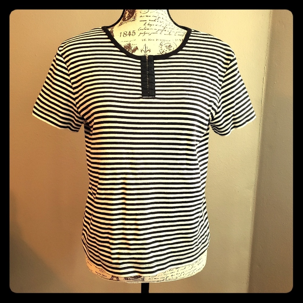 Black&white stripe tee